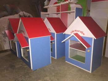 Kệ góc thư viện